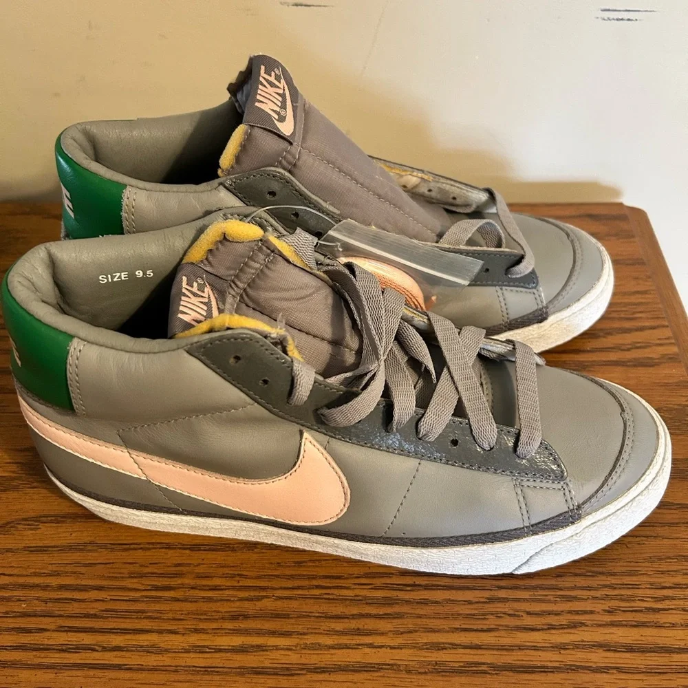 New Vintage 2003 Nike Blazer Mid Twisted Prep 306972 061 Size 9.5/Deadstock!